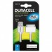 Duracell - Cablu de Date USB - MFI Apple iPhone 4/4S - 30-pin - 1 m – Alb